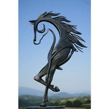 Alwaysh Metal Horse Statue Sculpture