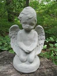 Cement Angel Hope Statue 8 Garden Art