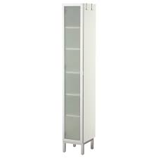 Furniture Tall White Wooden Bookcase