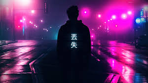 neon light guy 4k hd artist 4k