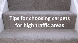 choosing carpets for high traffic areas