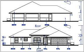 Bungalow Dwg File Simple House Plans