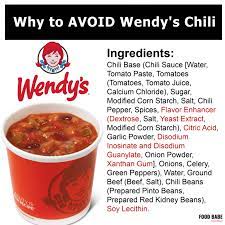 wendy s chili recipe fast food swap