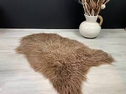 genuine sheepskin rug throw pelt real