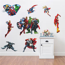 marvel heroes avengers wall stickers