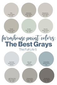 Farmhouse Paint Colors 12 Best Gray