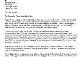 Cover Letter Examples For Radiologic Technologist Diagnostic