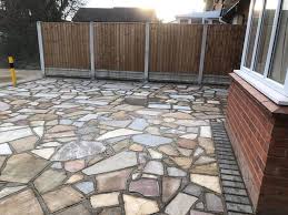 grey green yellow red flagstone for