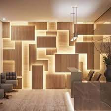 Brown Modern Wooden Wall Decor