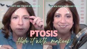 how to hide ptosis with makeup you
