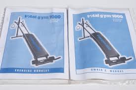 total gym 1000 instruction manual and