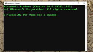 how to change command prompt color in