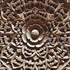 Balinese Hand Carved Wood Wall Art