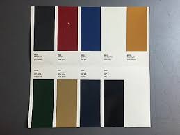 1974 Porsche 911 914 Factory Issued Color Chart Folder