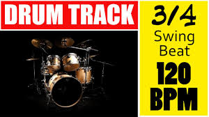 3 4 drum track 120bpm you