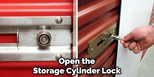 how to break a storage cylinder lock