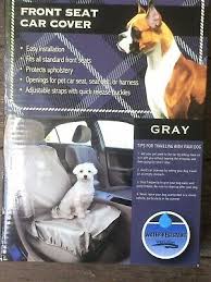 Gray Car Seat Cover Akc Logo For Dogs