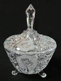 Crystal Glassware Glass Candy Dish