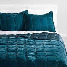 atlantic blue luxe velvet bedding
