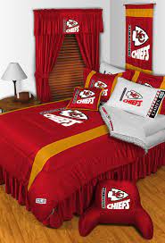 nfl kansas city chiefs bedding and room