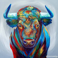 Aggie Bull Colorful Bull The Bear And