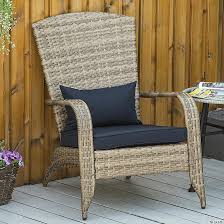 Outsunny Patio Adirondack Chair With