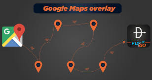 google maps overlay feature in the
