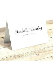 Template Placement Cards Template Card Table Place Setting A Name