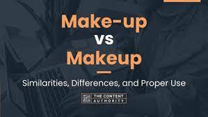 make up vs makeup similarities