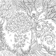 Think of this as a colouring canapé, a little nibble. Forest 157073 Nature Printable Coloring Pages
