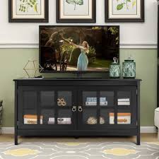 Black Buffet Console Sideboard Table 50