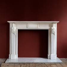 Regency Statuary Marble Fireplace