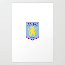 Official account of aston villa football club. Aston Villa Fc Art Print By Eko1 Society6