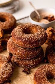 cinnamon sugar vegan donuts