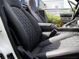 Leather Seat Covers Set Of Two Black