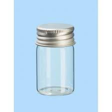 mini glass bottle with lid 30x50mm 3