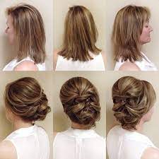 You can even create this at home with a little bit of practice, just check out the tutorial. Beforeandafter On The Mother Of The Bride Today Another Example Of A Short Hair Updo Mother Of The Groom Hairstyles Short Hair Updo Mother Of The Bride Hair