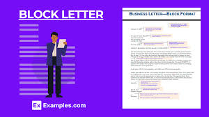 block letter 19 exles pdf how