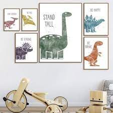 dinosaur kids room kids room wall art