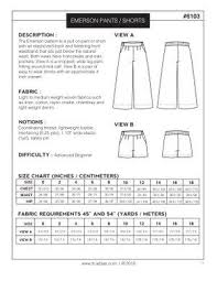 Emerson Crop Pant Short Pdf Sewing Ideas Cropped