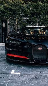 bugatti chiron black car monster