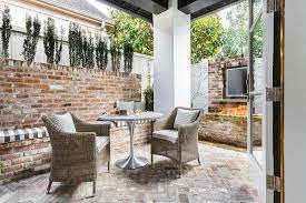 Gorgeous Red Brick Covered Patio