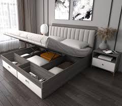 customize queen king size storage bed