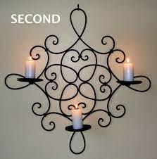 Image Zoom For Wrought Iron Candle