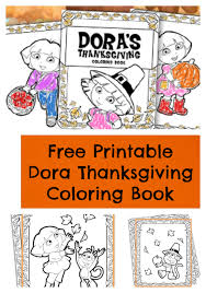 Search through 52574 colorings, dot to dots, tutorials and silhouettes. Free Printable Dora Thanksgiving Coloring Pages Jinxy Kids