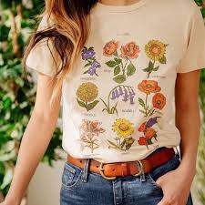 Iso Urban Outfitters Future State Flower Chart Tee