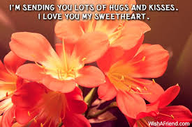 sending you lots of hugs cute love sayings