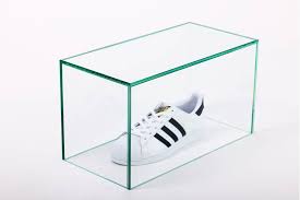 Glass Shoe Display