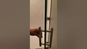To Tighten Handle On The Glass Shower Doors