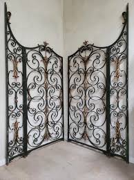 Antique French Wrought Iron Gates